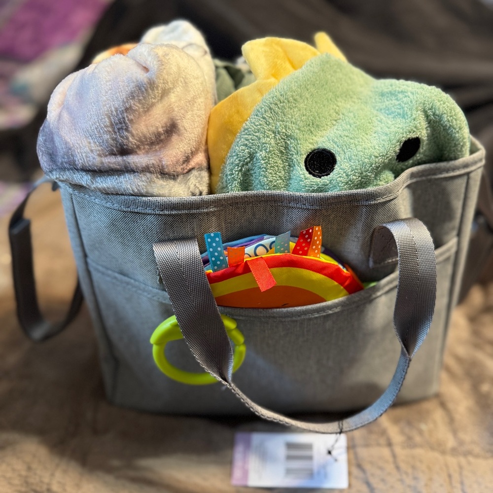 Vera Bradley Baby Shower Gift with Colorful Toys and More